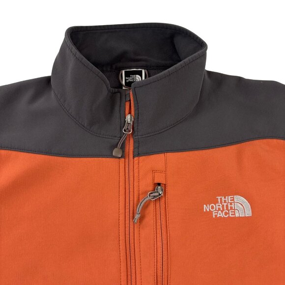 The North Face Men's "Apex Bionic" Soft Shell Jacket in Orange/Gray Size Large - Picture 4 of 14